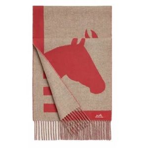 New HERMES cashmere scarf